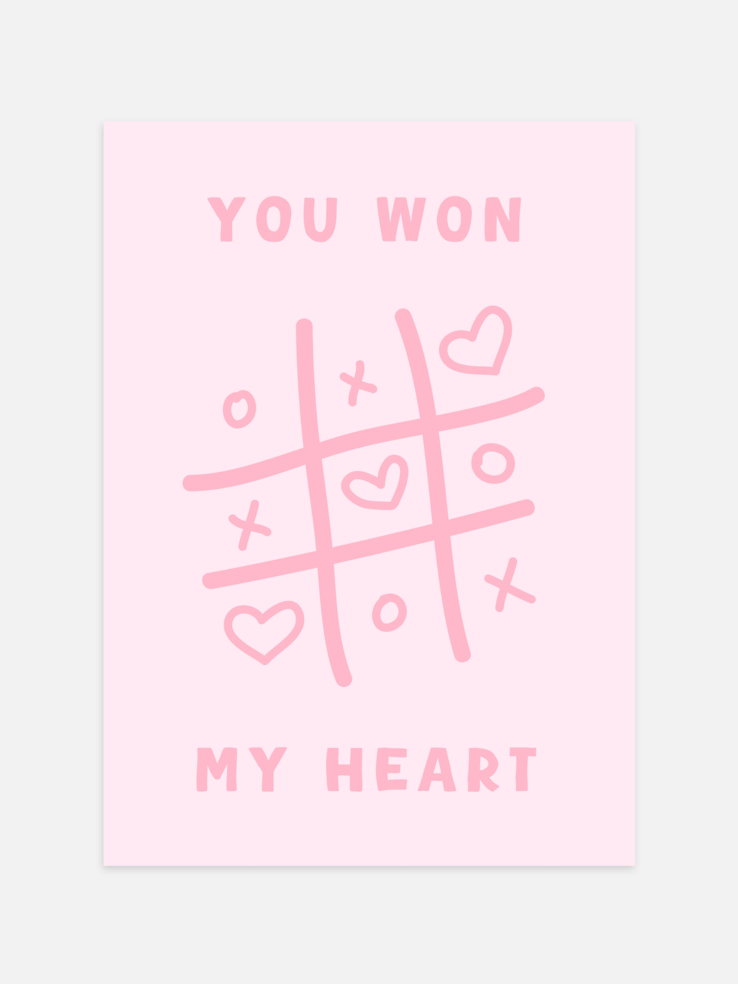 You Won My Heart Poster
