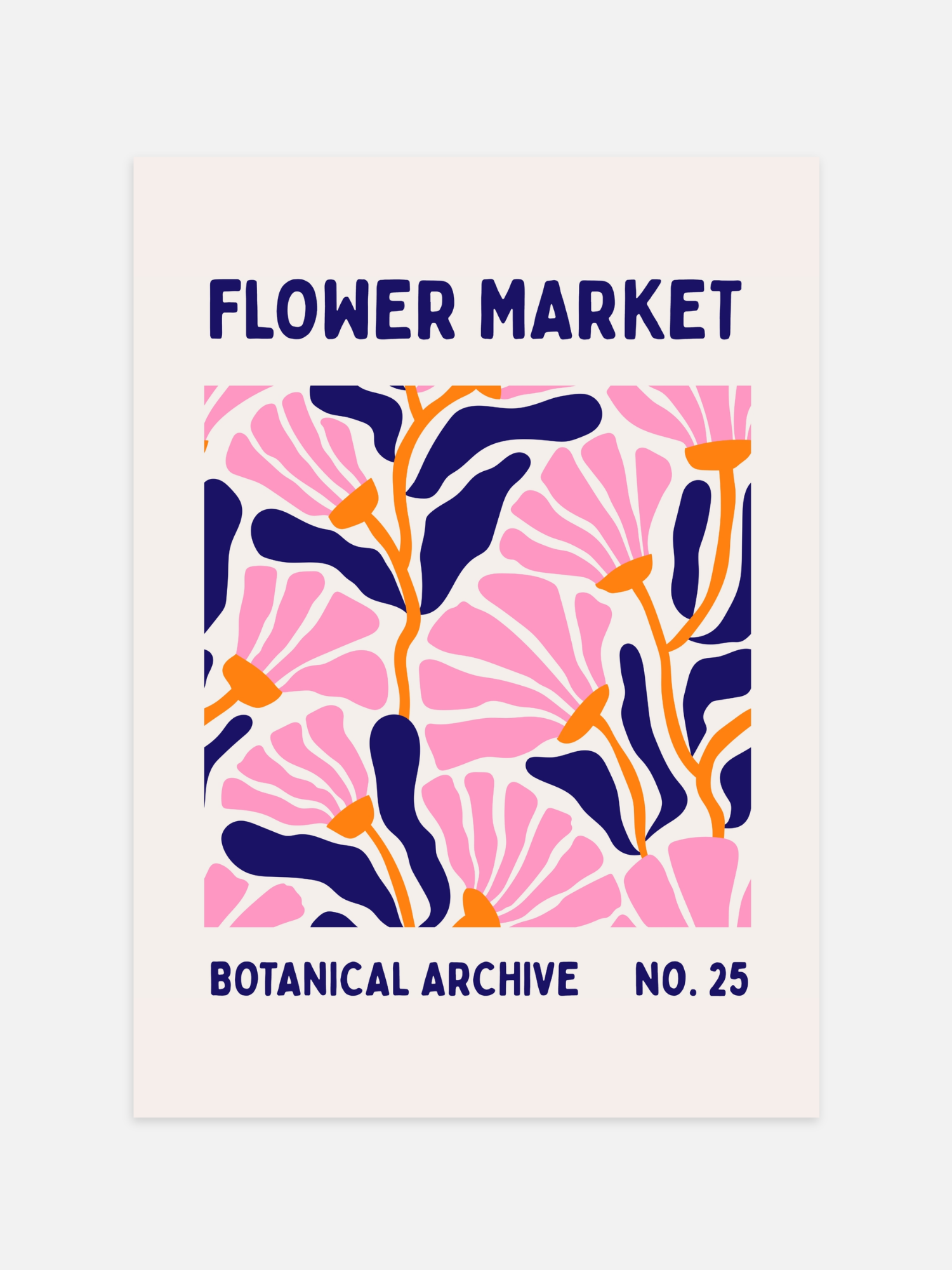 Flower Market Poster