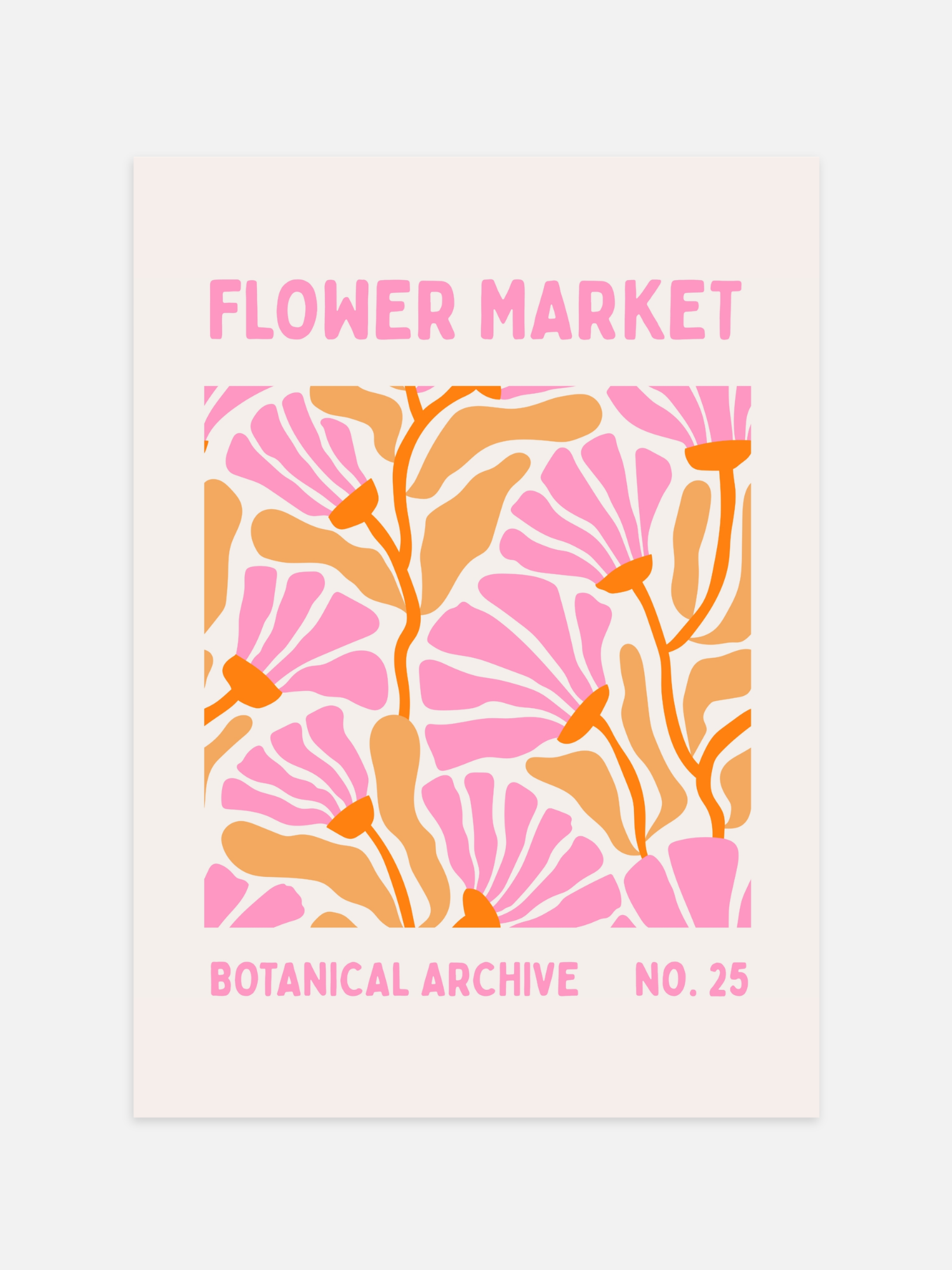 Flower Market Poster