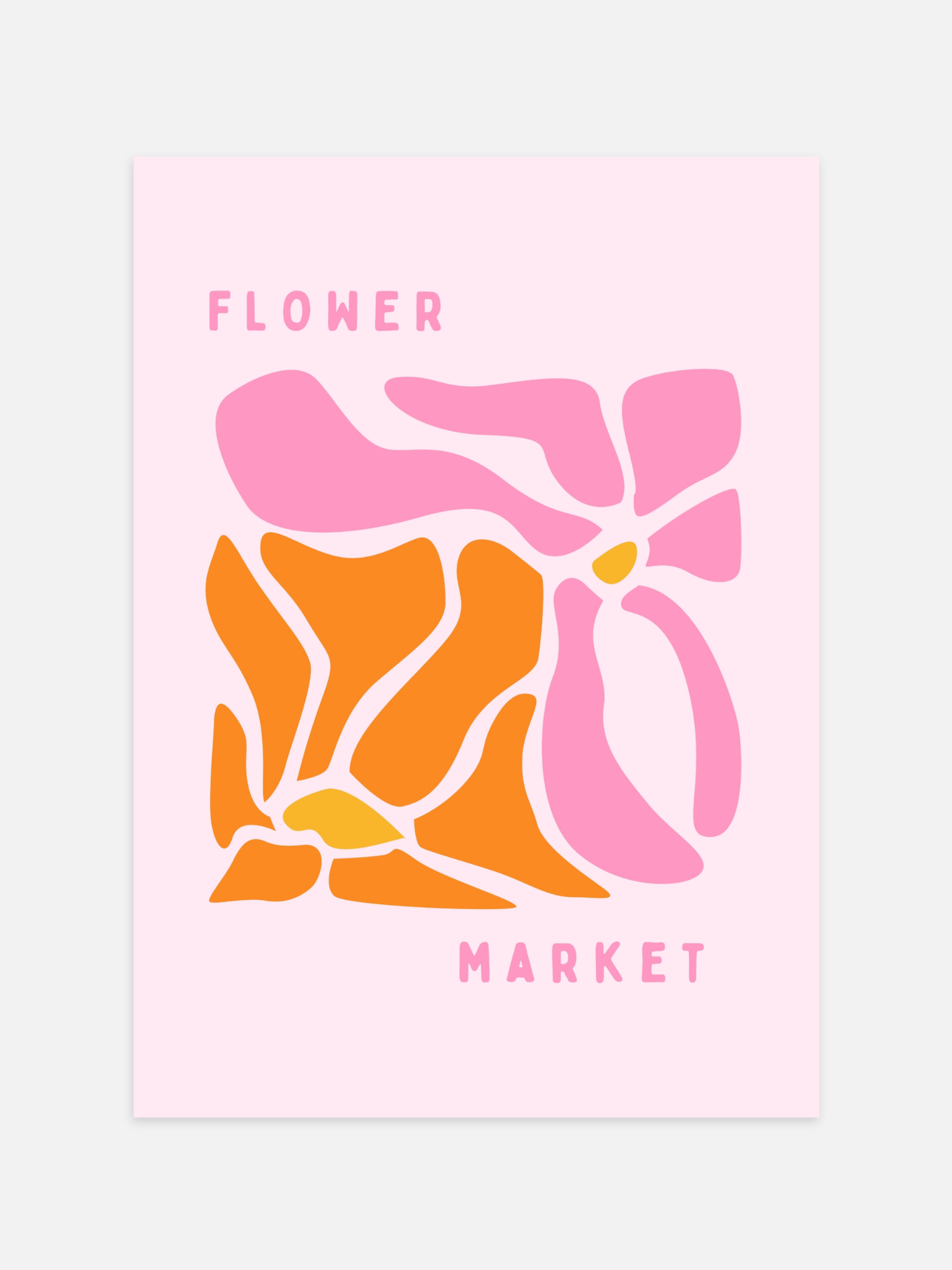 Flower Market Poster