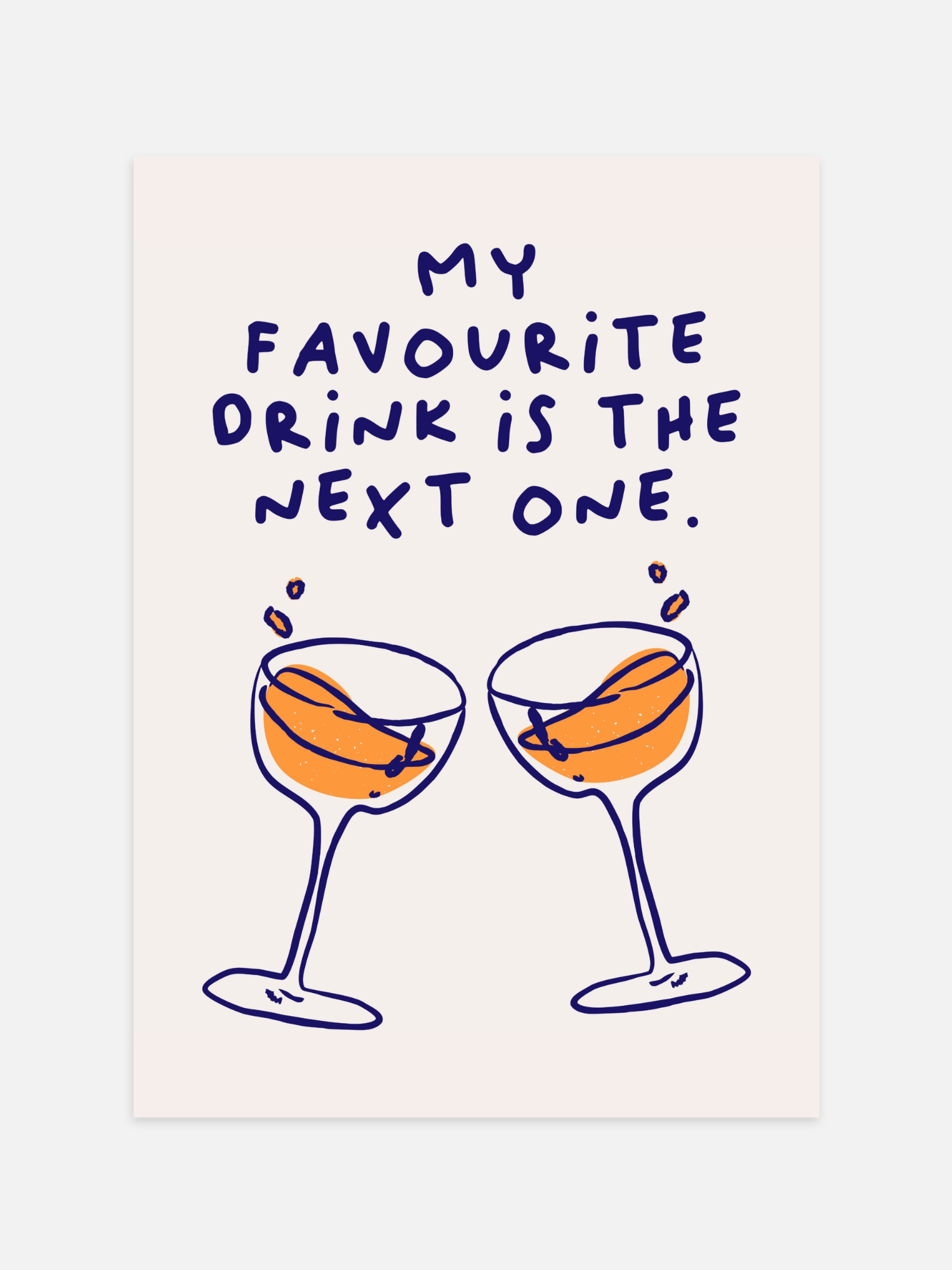 My Favourite Drink Poster