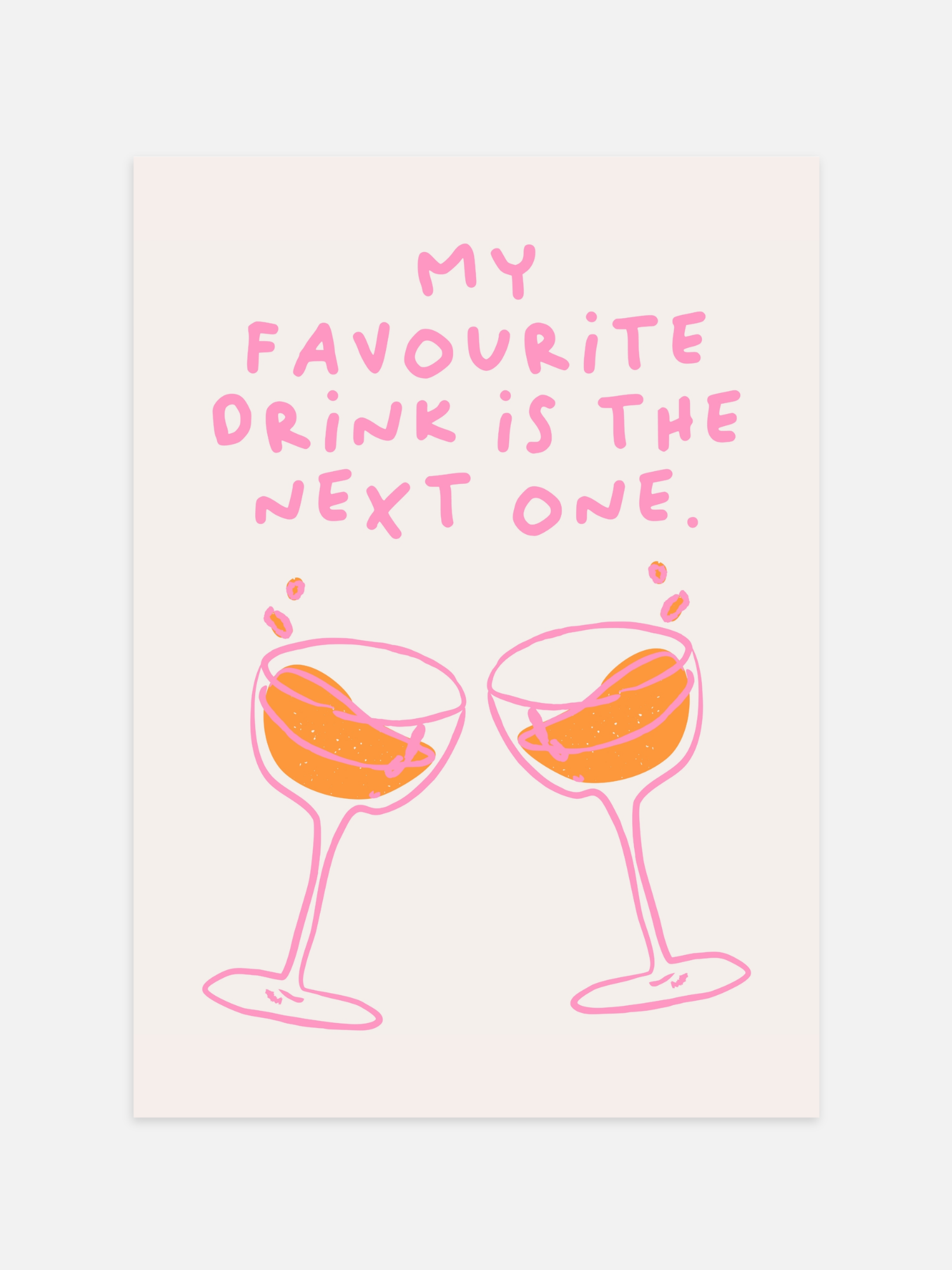 My Favourite Drink Poster
