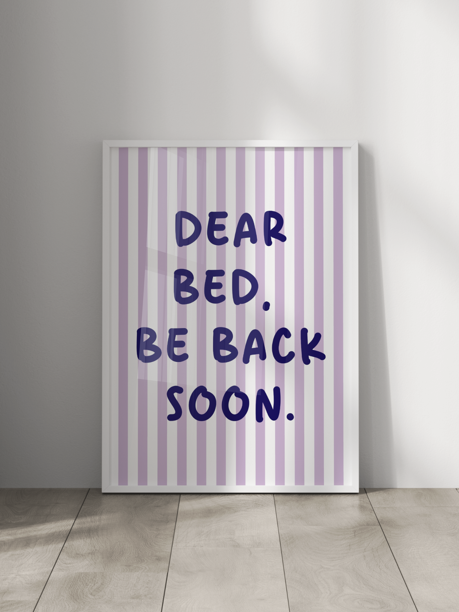Dear Bed Be Back Soon Poster