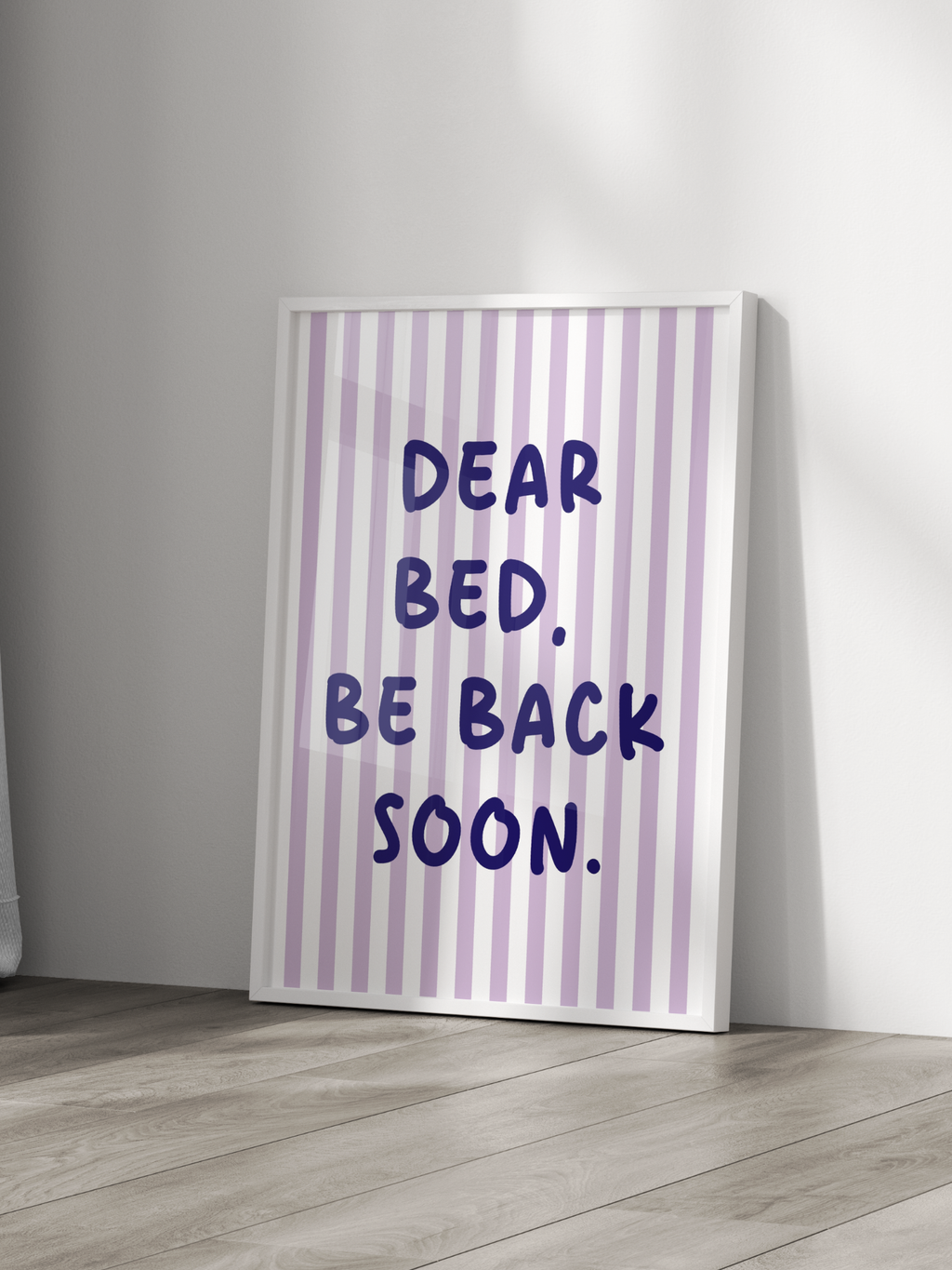 Dear Bed Be Back Soon Poster