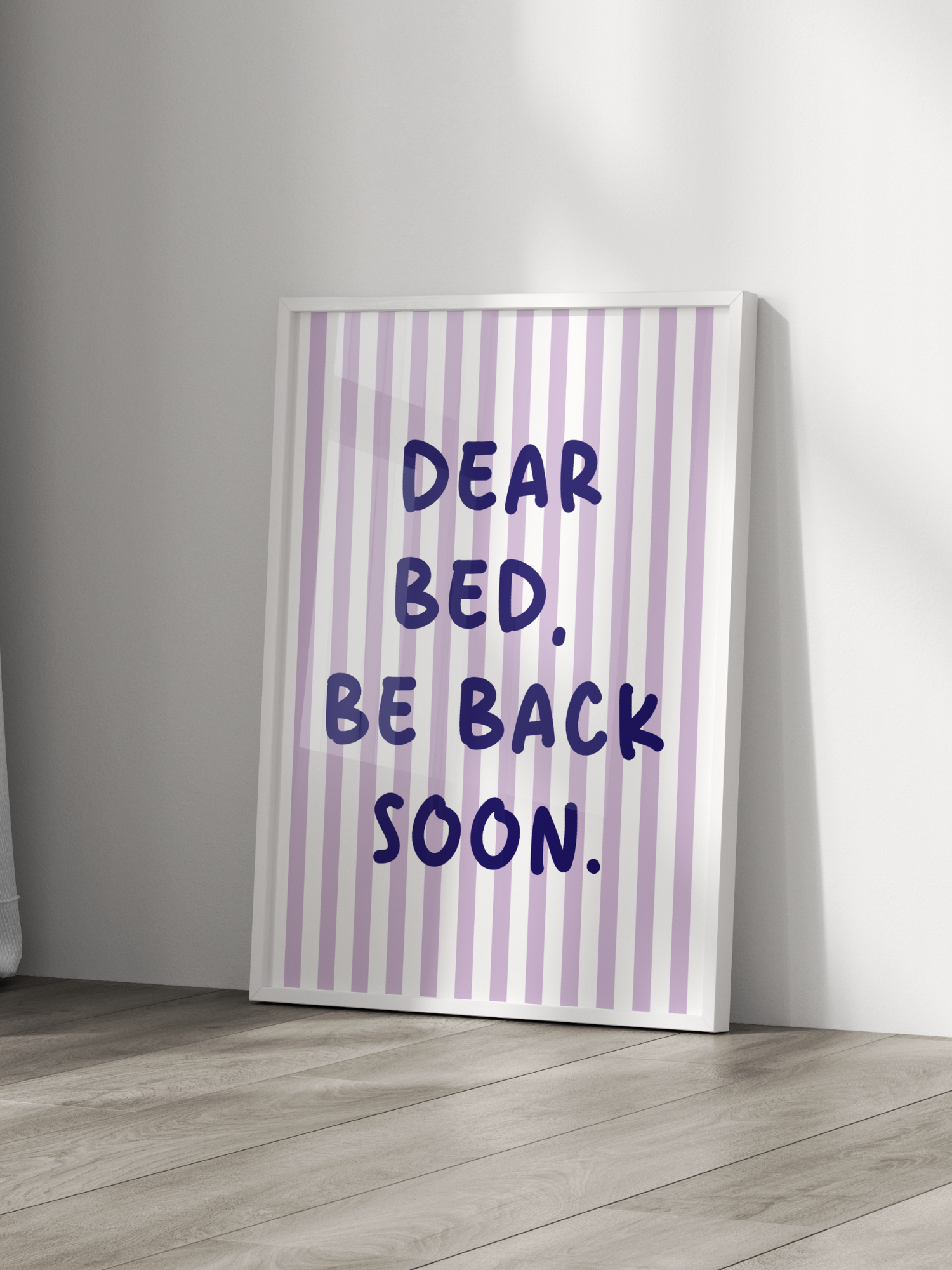 Dear Bed Be Back Soon Poster