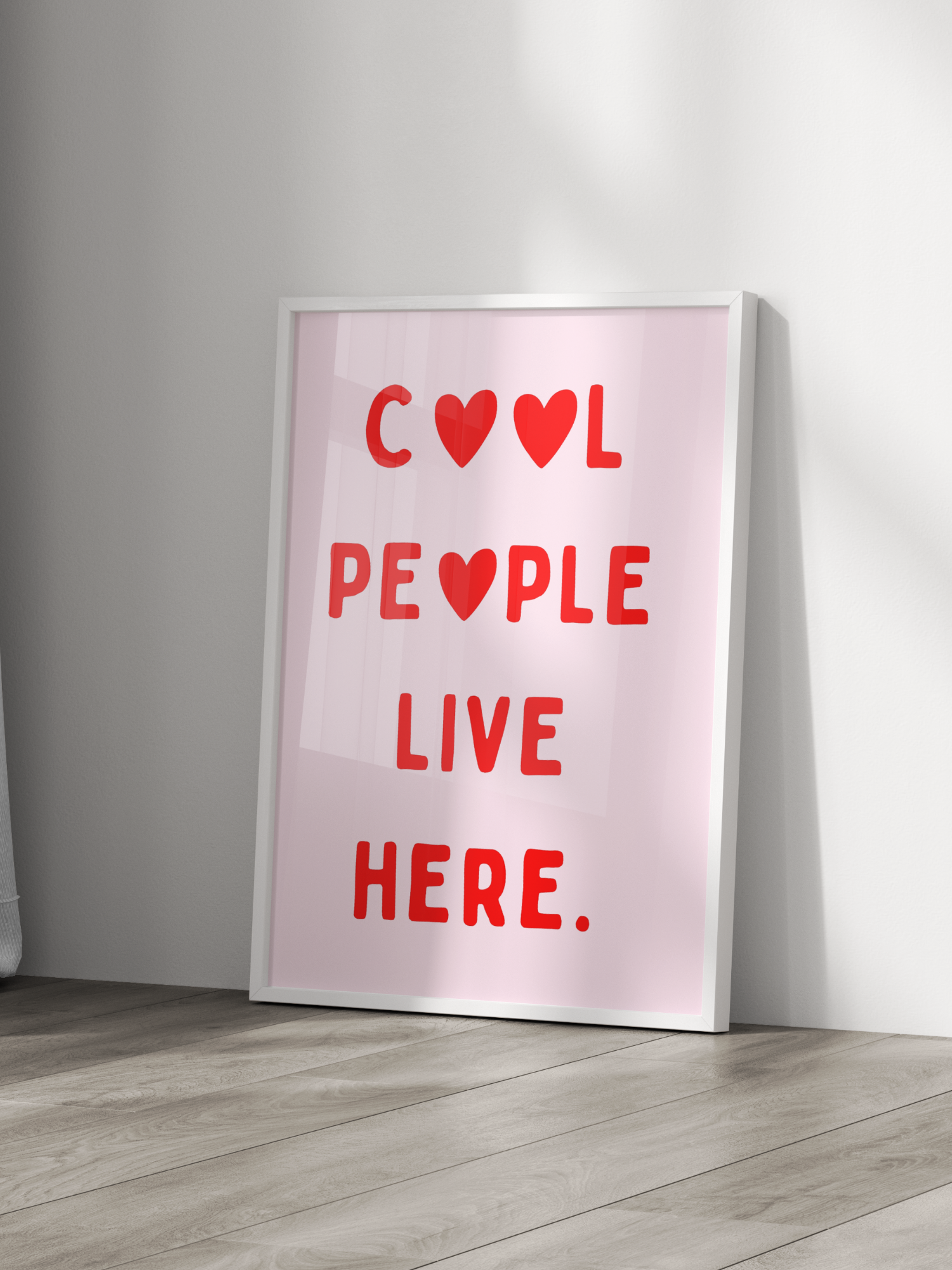 Cool People Live Here Poster