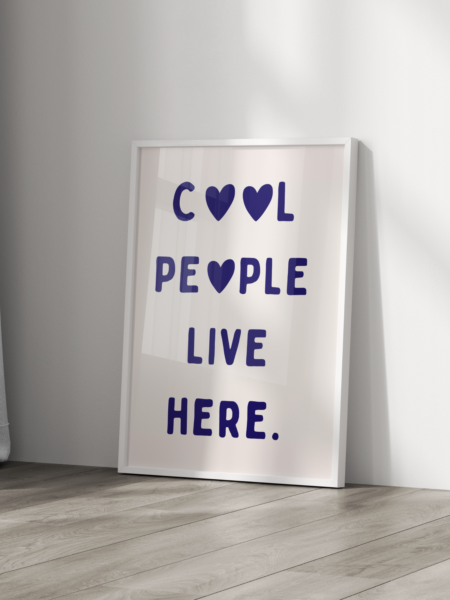 Cool People Live Here Poster