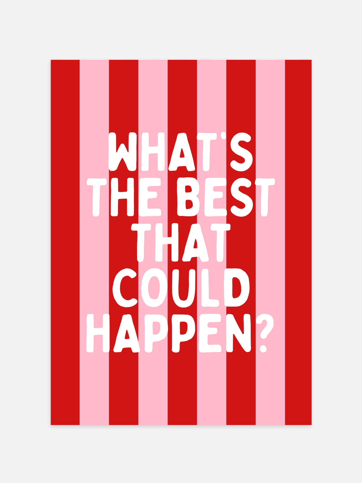 What's The Best That Could Happen Poster