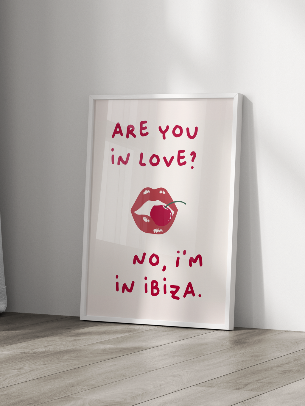 I'm In Ibiza Poster