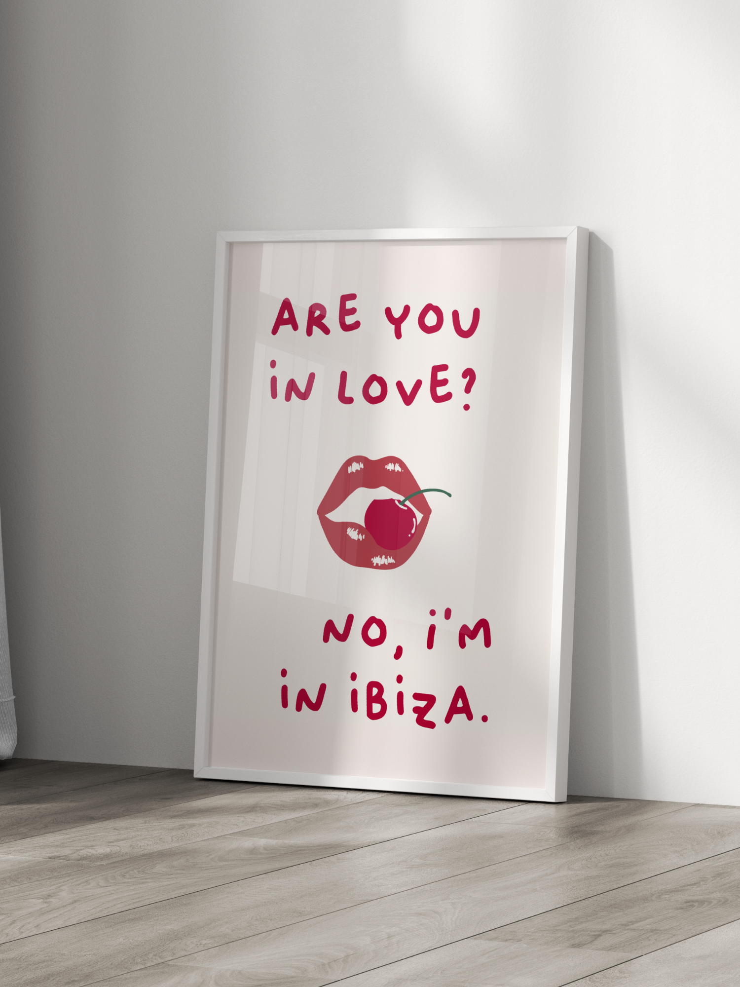 I'm In Ibiza Poster
