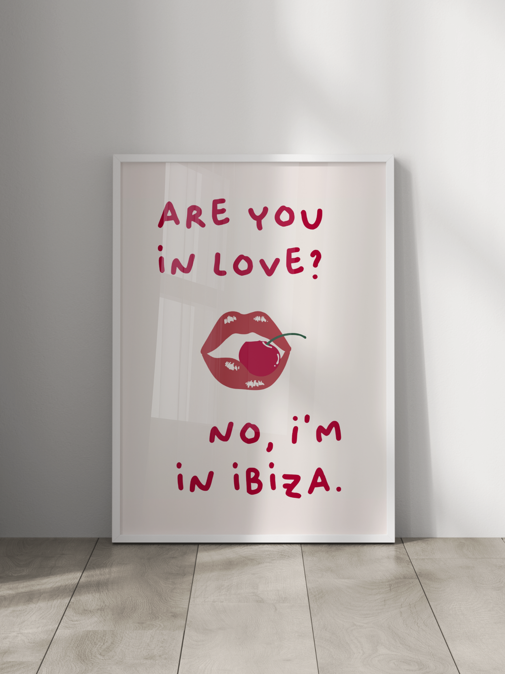 I'm In Ibiza Poster