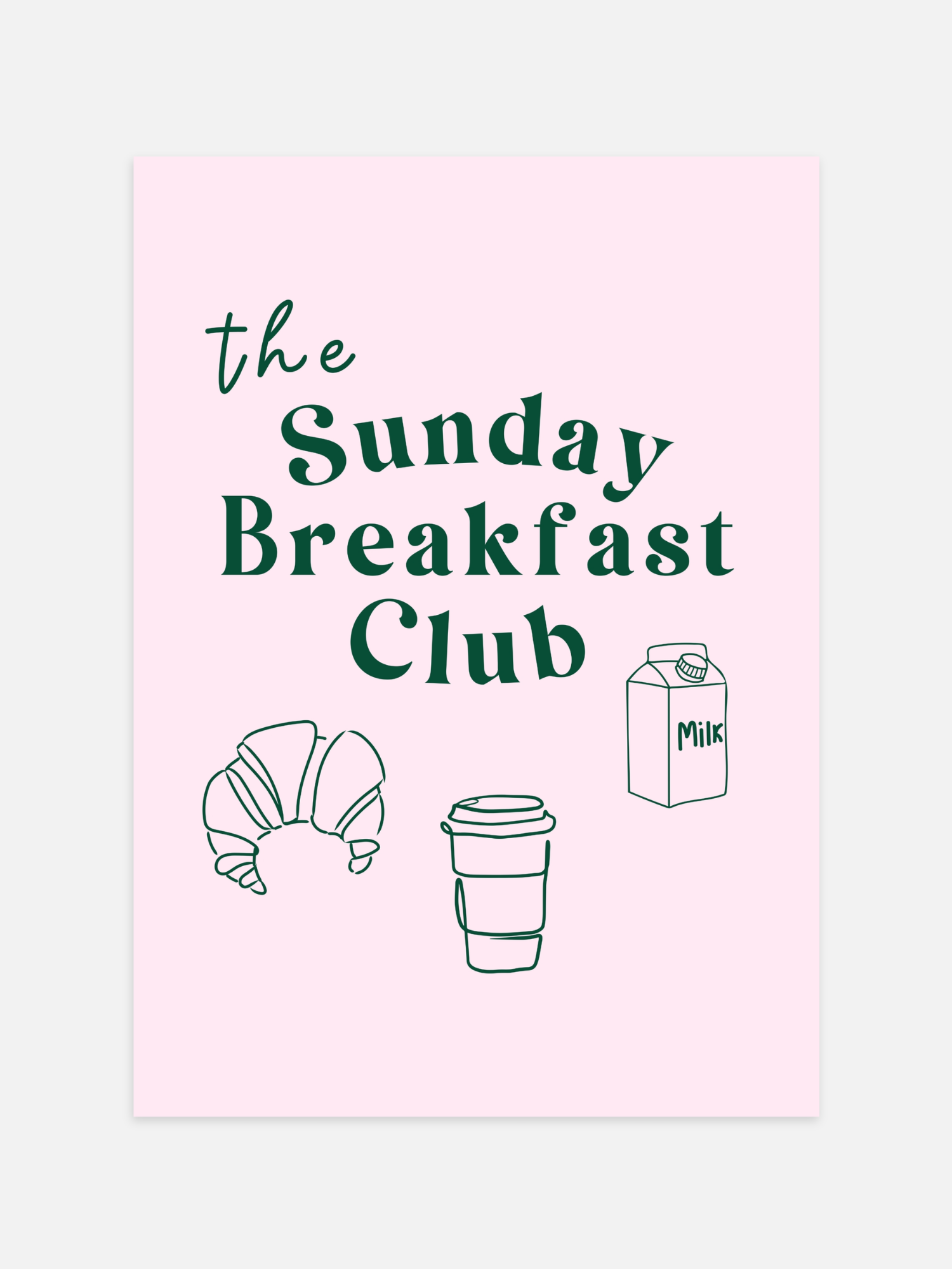 The Sunday Breakfast Club Poster