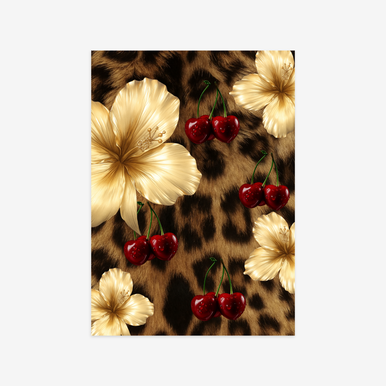 Cherry Flowers Poster