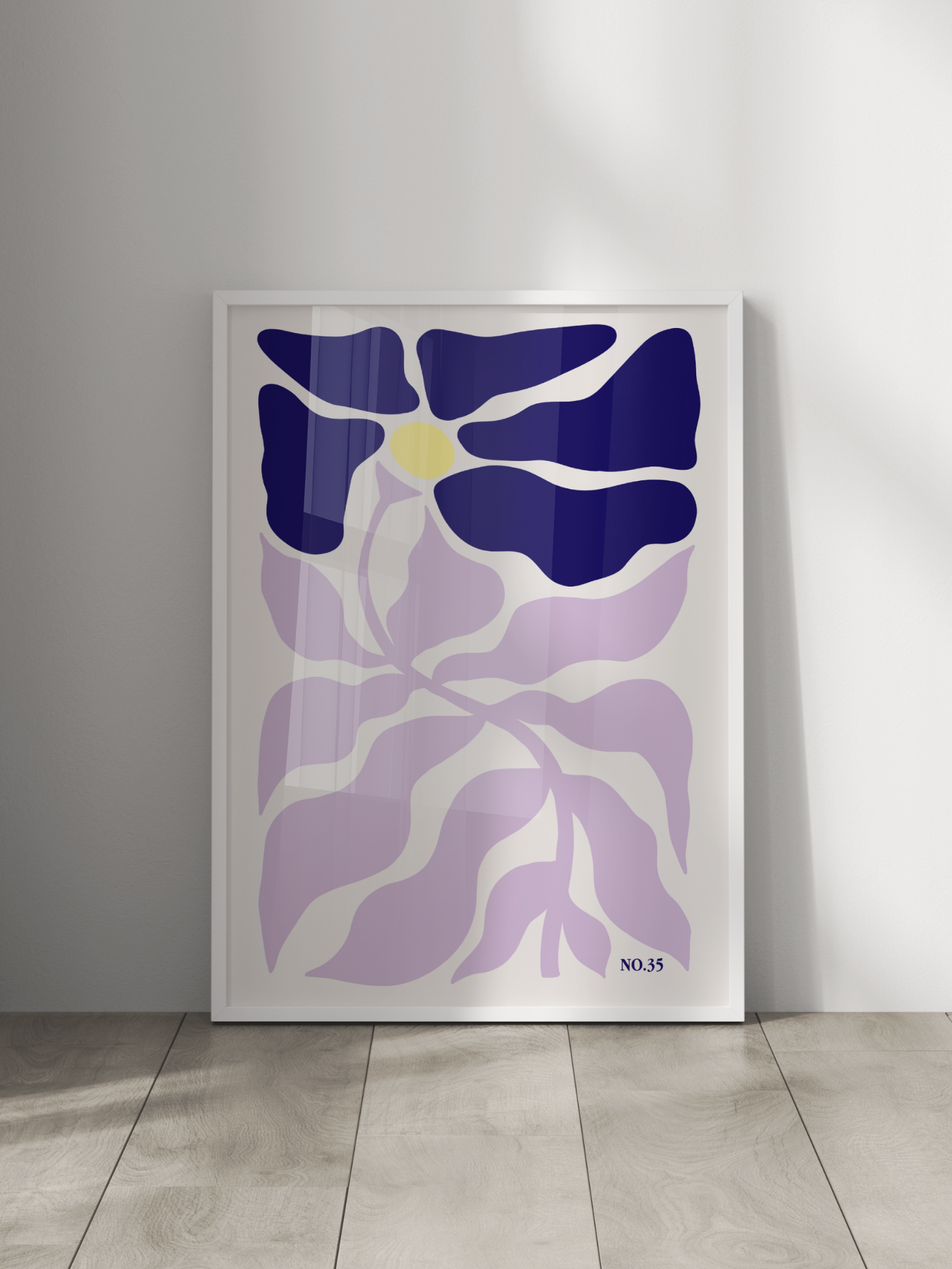 Abstract Flower Poster