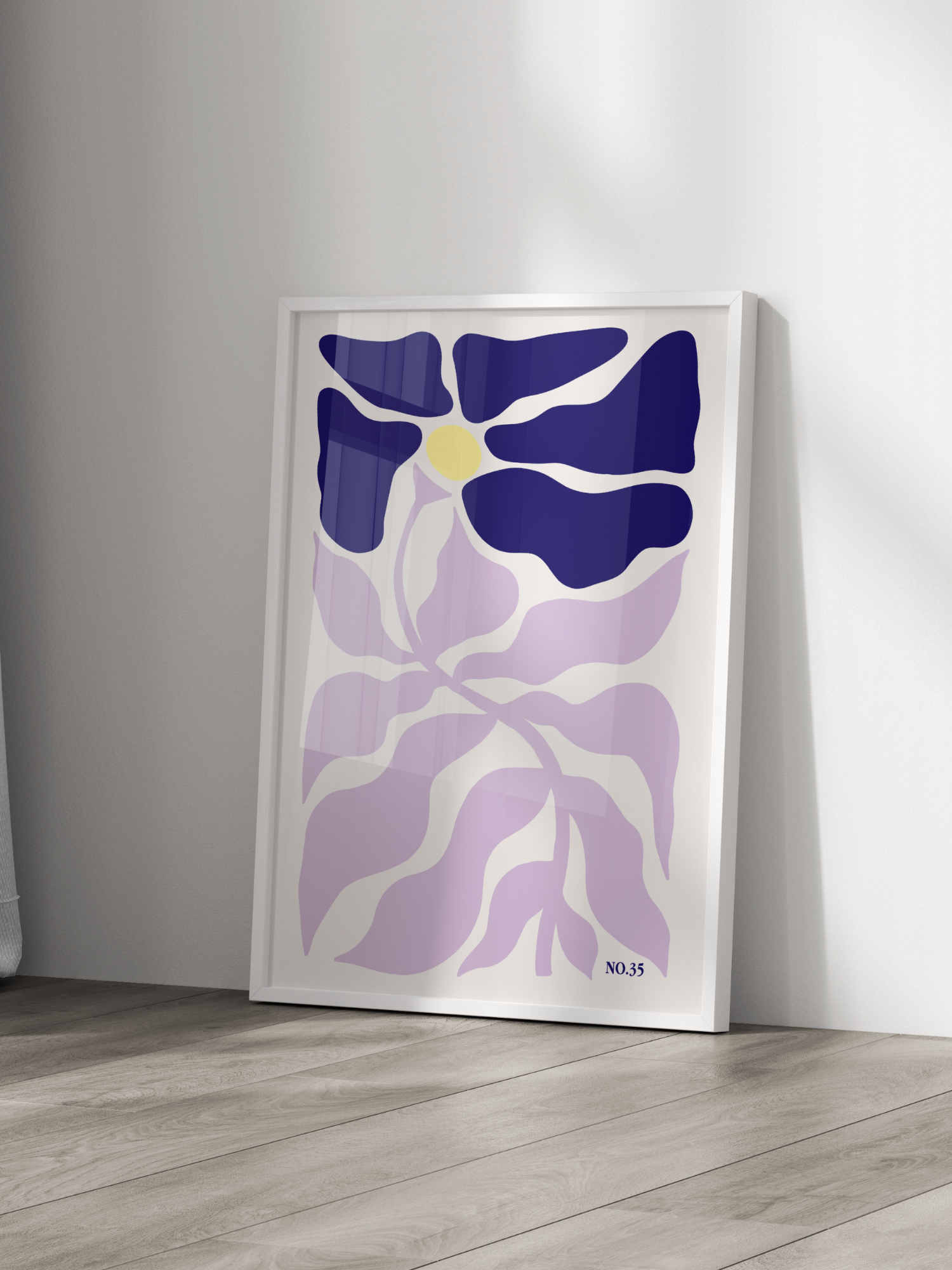 Abstract Flower Poster