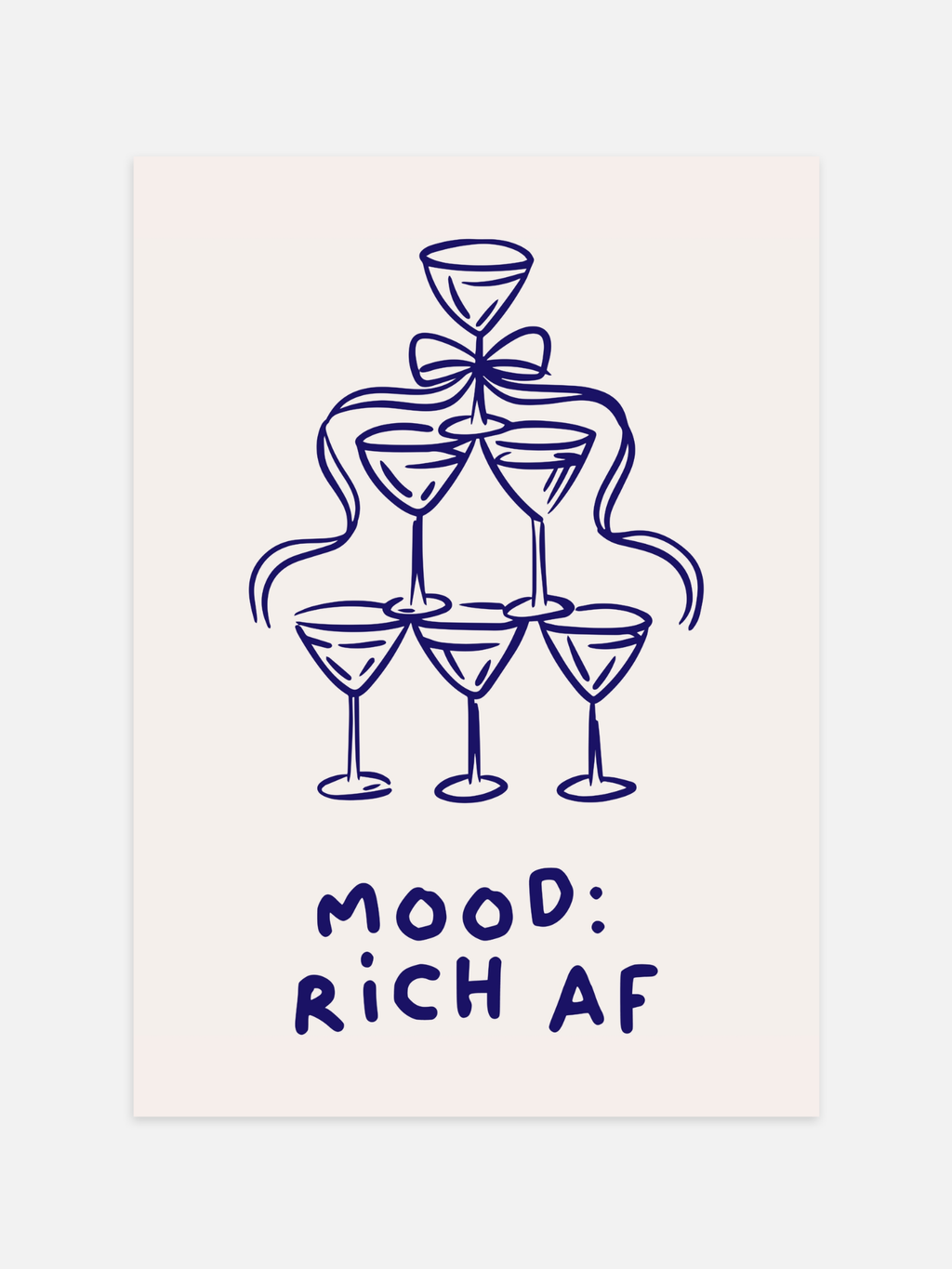 Mood Rich Af Poster