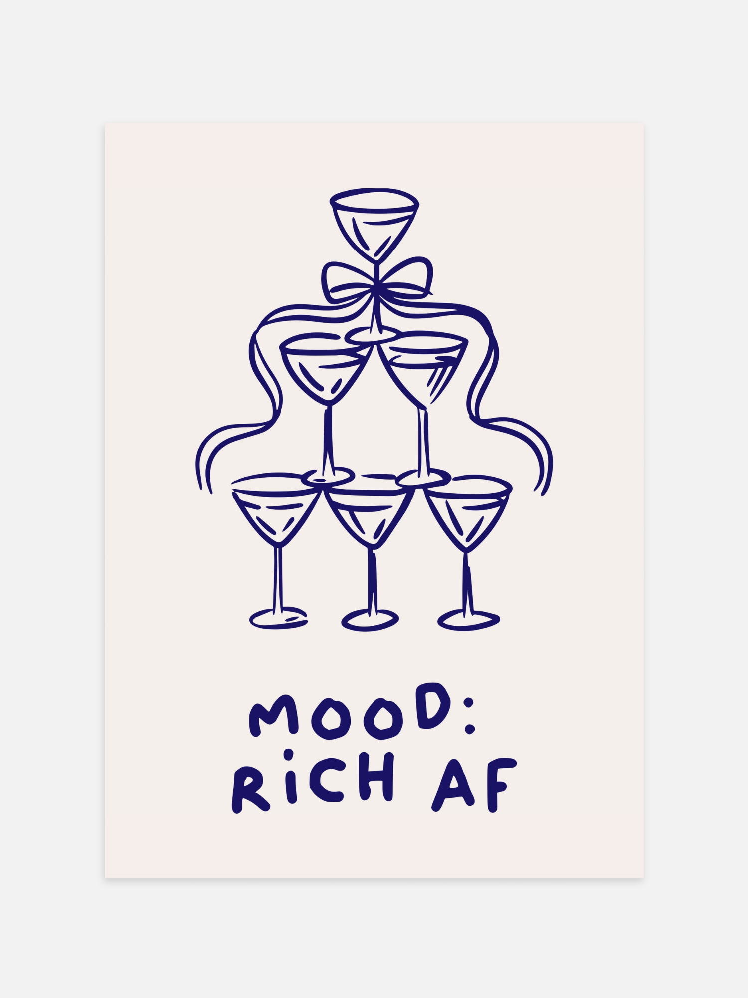 Mood Rich Af Poster