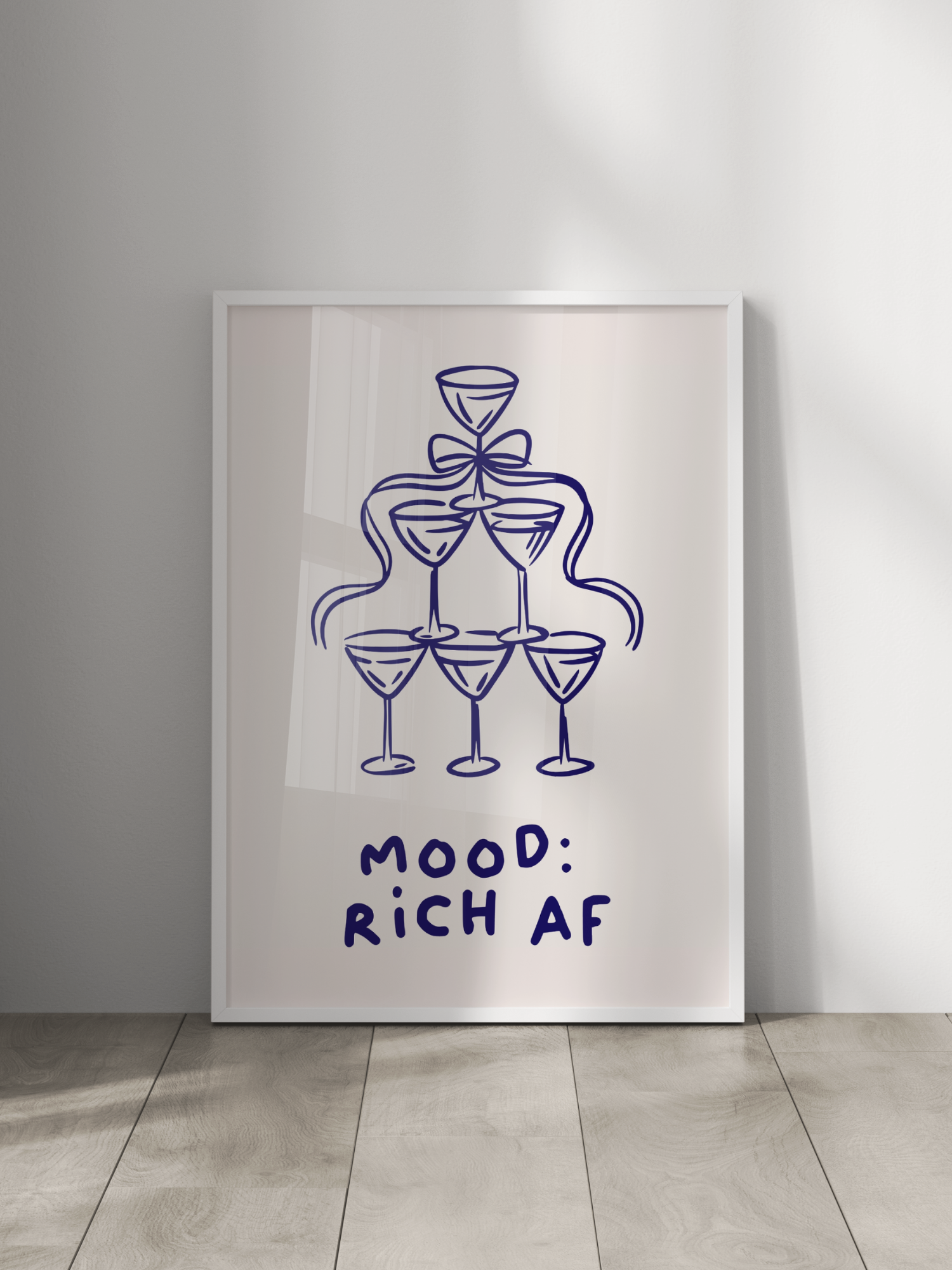 Mood Rich Af Poster