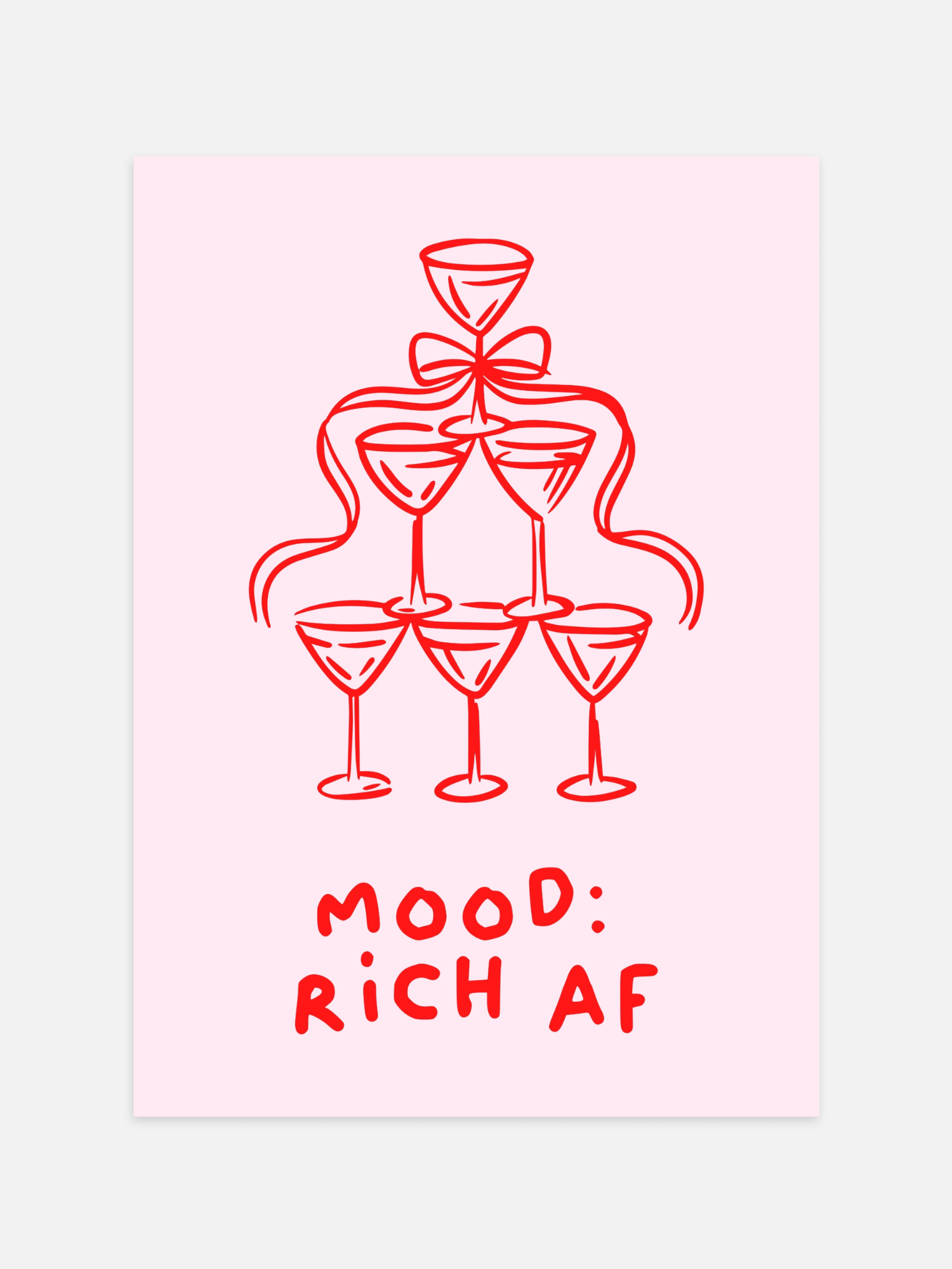 Mood Rich Af Poster