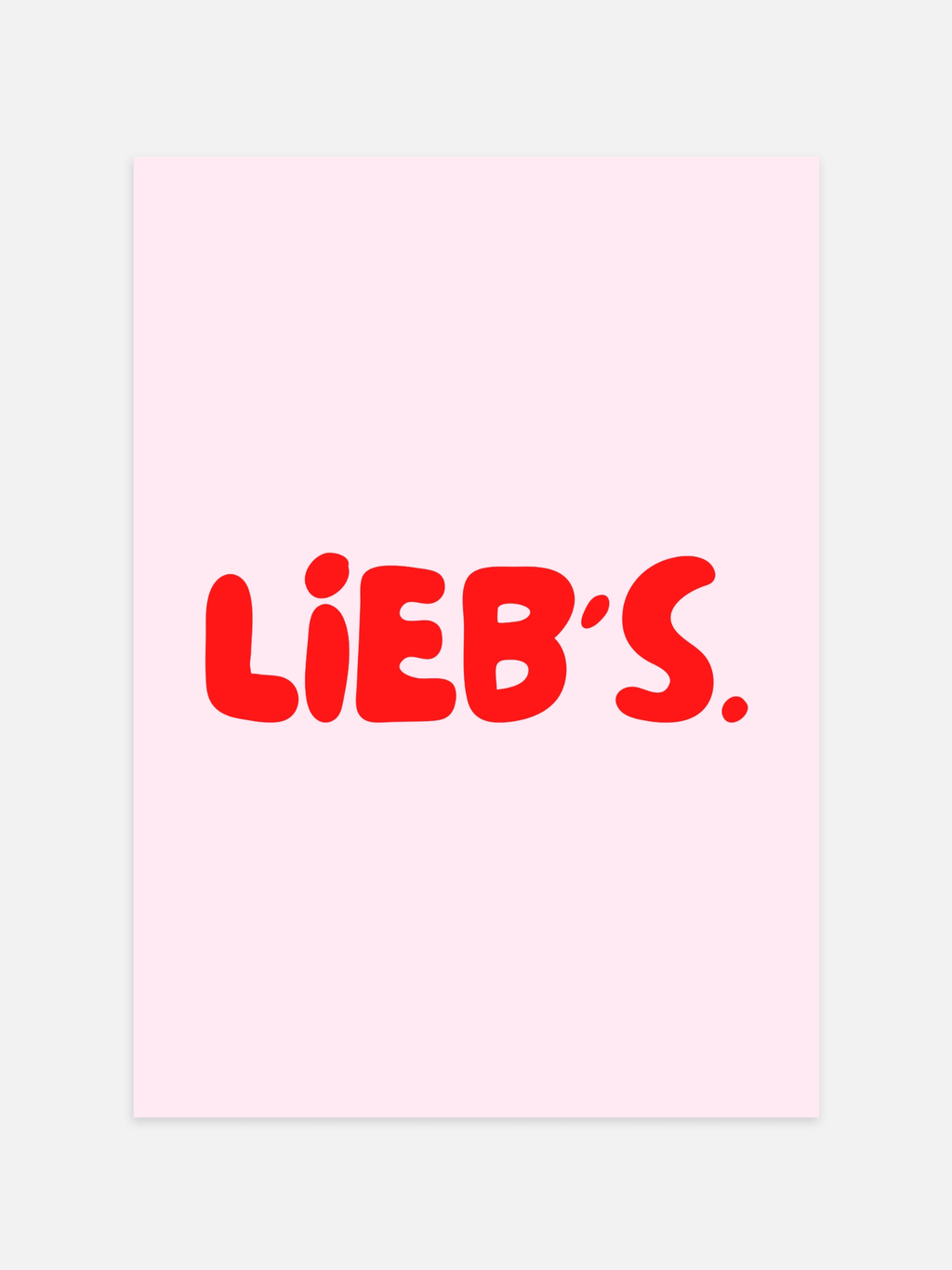 Lieb's Poster