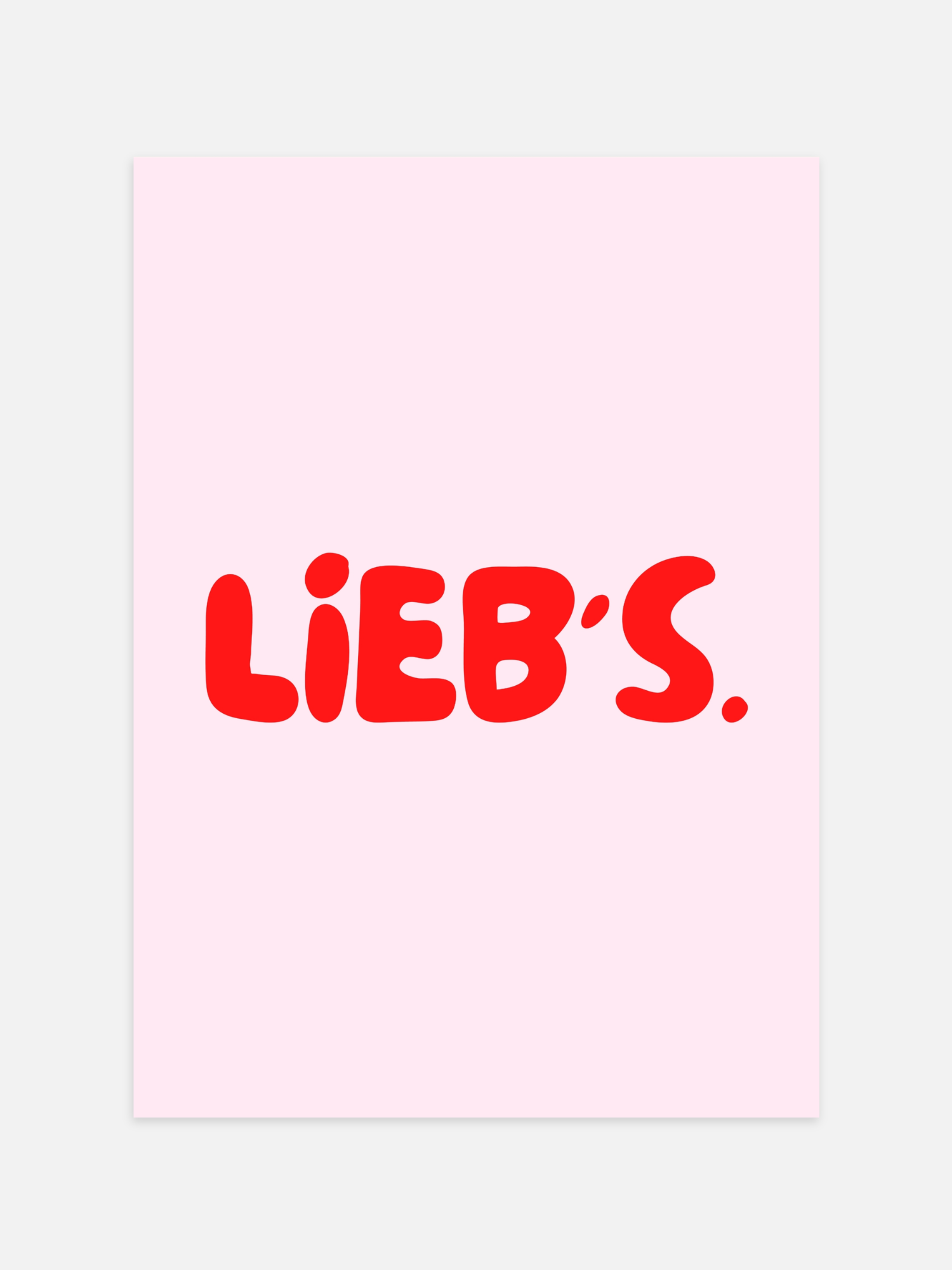 Lieb's Poster