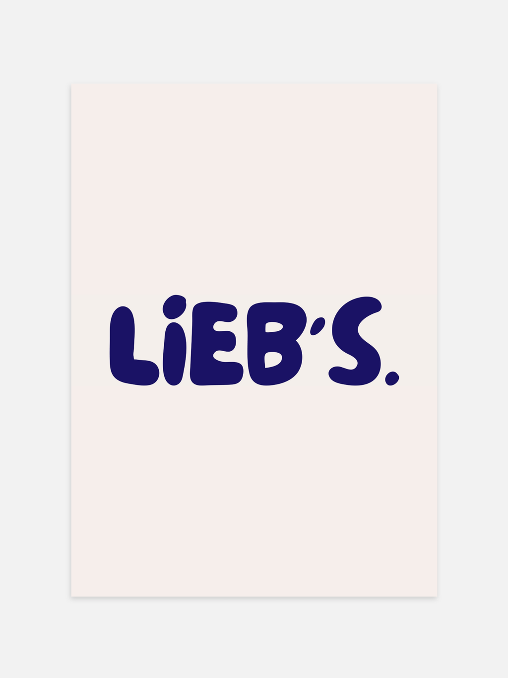 Lieb's Poster