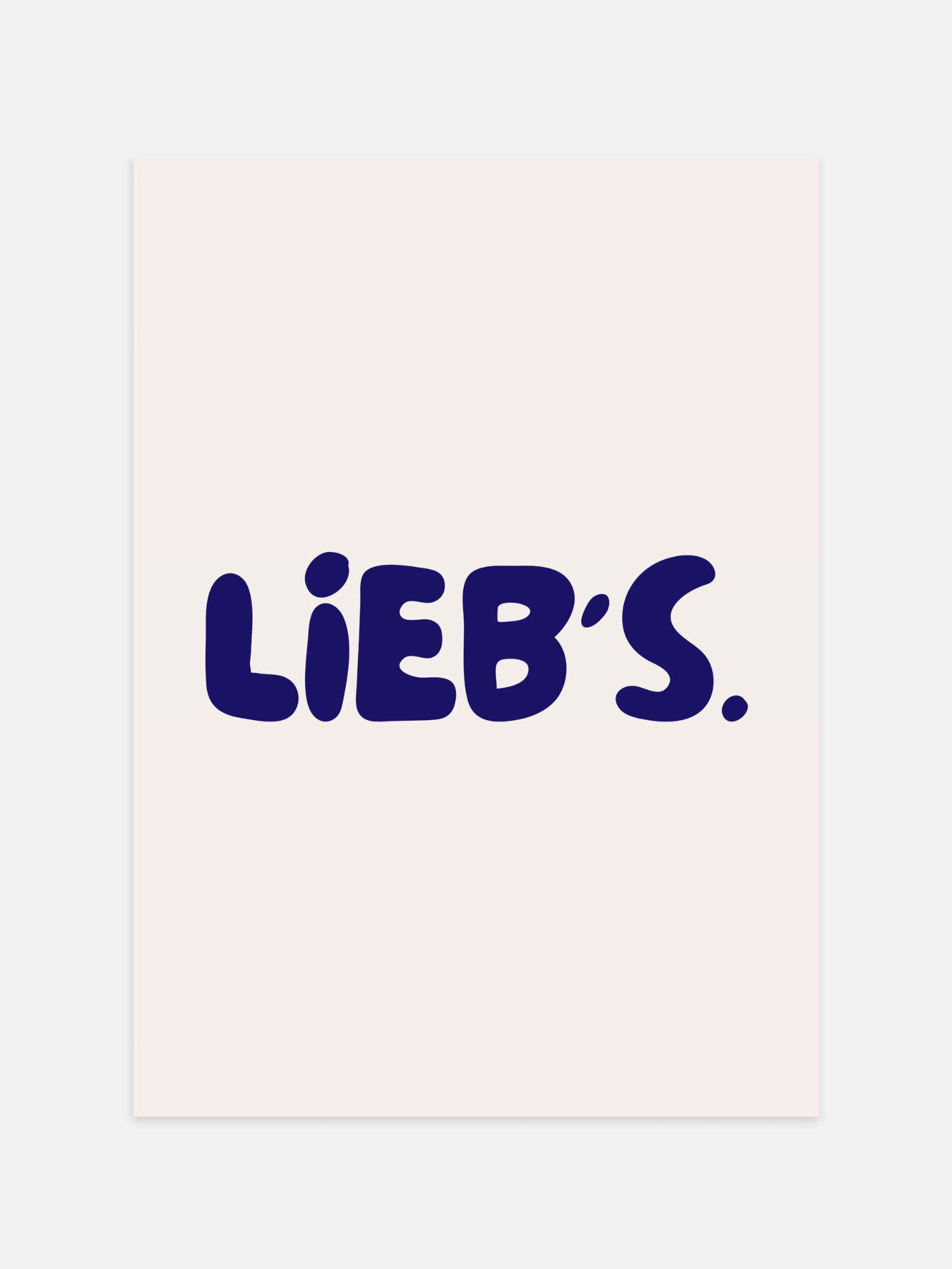Lieb's Poster