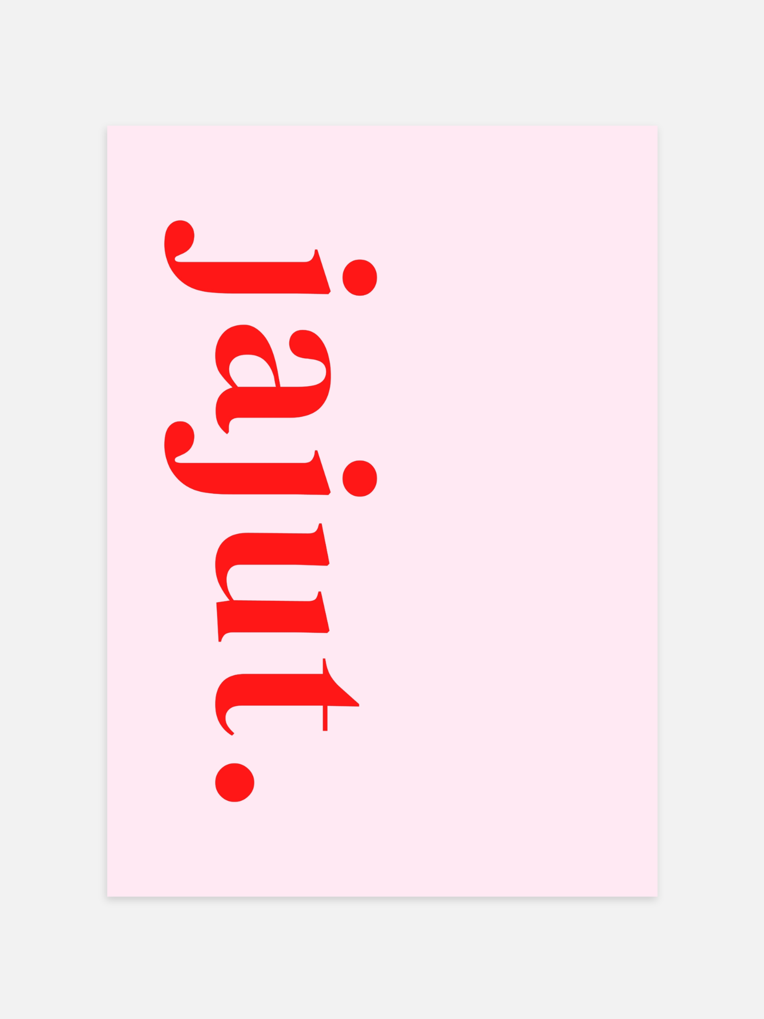 Jajut. Poster