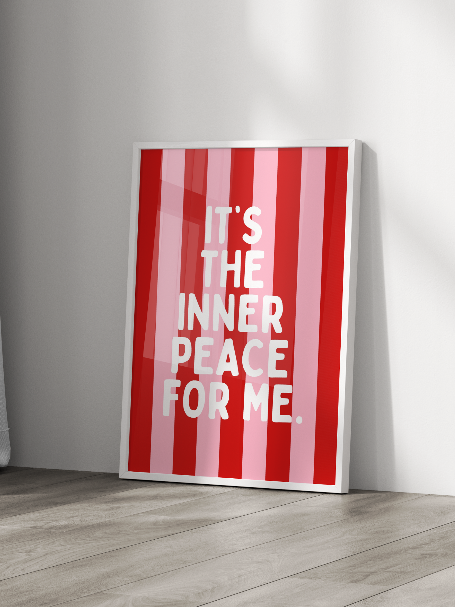 It's The Inner Peace For Me Poster