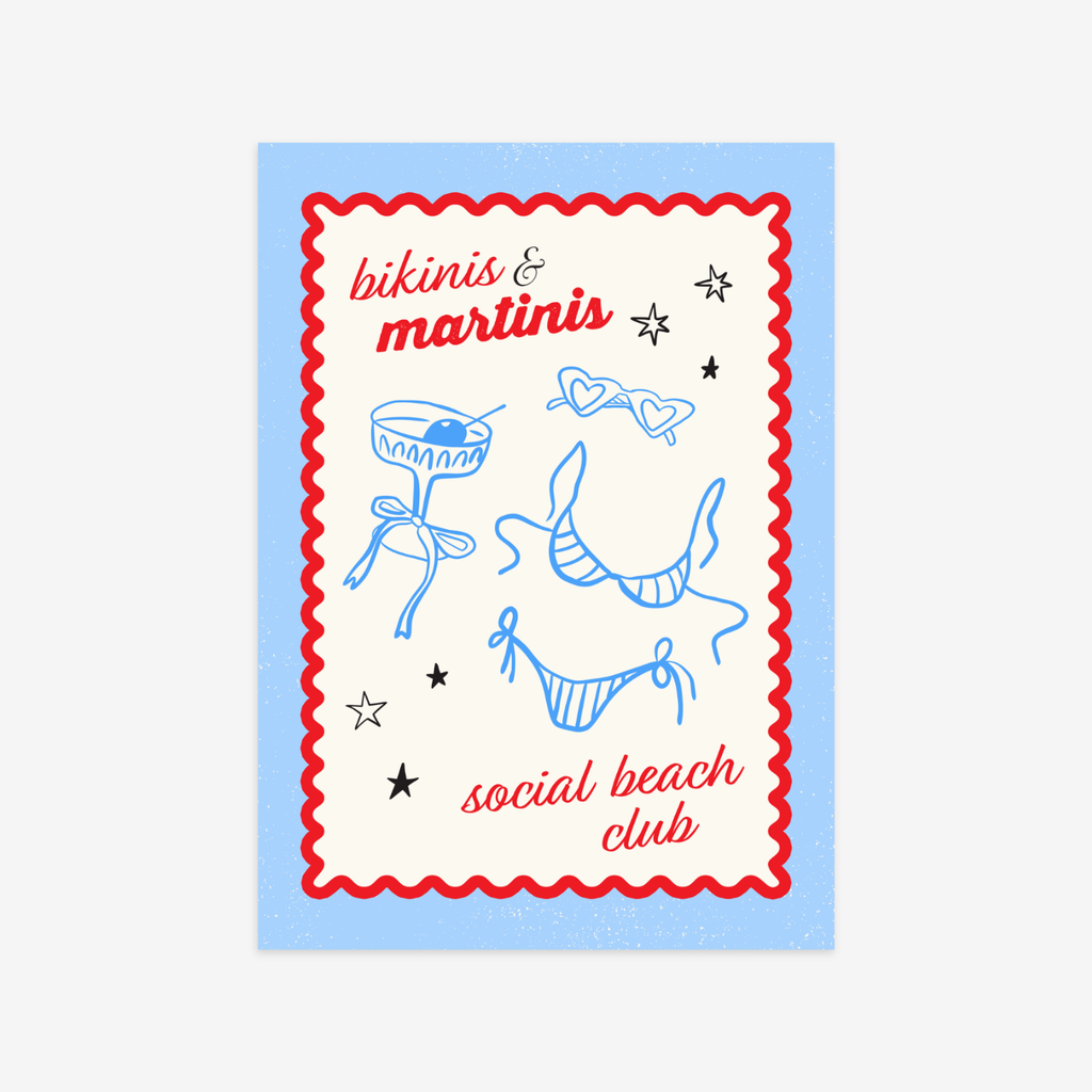 Social Beach Club Poster